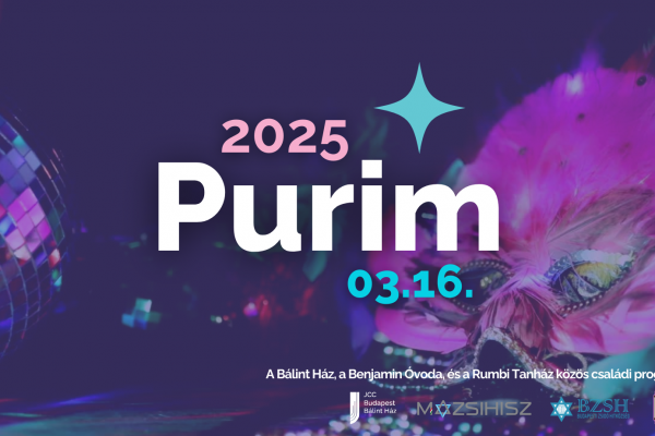 Családi közös purim a Bálint Házban / PurimFeszt 2025